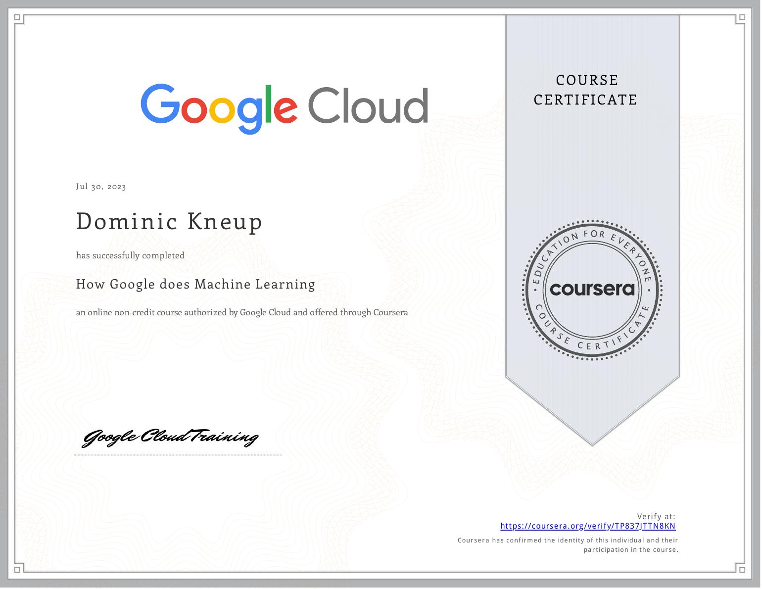 How Google does Machine Learning